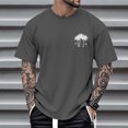 thumbnail image 6 of Ankishi Tropical T Shirts for Men Palm Tree Crewneck Loose Fit Short Sleeve Casual Tropical Trendy T Shirt for Streetwear, 6 of 8