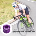 thumbnail image 7 of Uxcell 10pcs Single Chain Ring Bolts M8 Aluminum Alloy Bike Chainwheel Screws, Purple, 7 of 7
