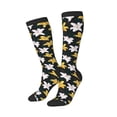 thumbnail image 2 of Haiem Lilies Flowers Socks, Funny Novelty Crazy Design Cotton Socks Sports Socks Knee High Socks For Men, Women,1Pairs - Gift For Working Friends, 2 of 9