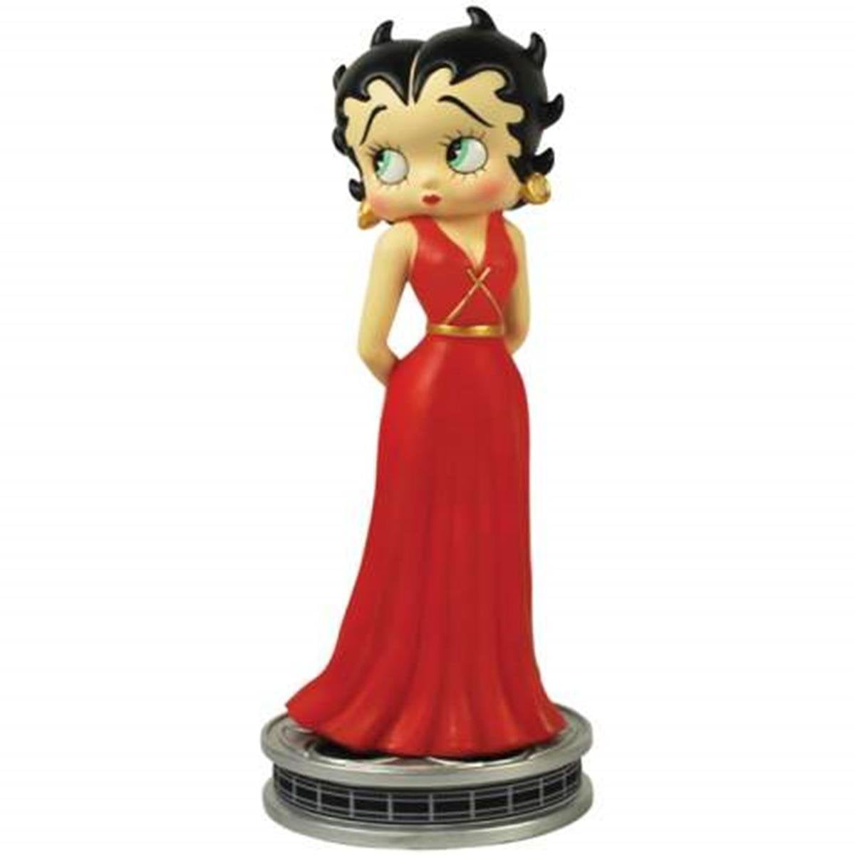 7.25 Inch Red Carpet Miss Betty Boop in Red Gown Figurine Statue