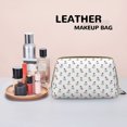 thumbnail image 4 of Cute French Bulldog Swim Ring Makeup Bag, Large Capacity Travel Cosmetic Bag for Women Girls- Travel Toiletry Bag Leather Portable Waterproof Makeup Case Organizer with Handle, 4 of 4