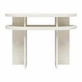 thumbnail image 4 of Daytona Modern Console Table, Faux Plaster, 4 of 9