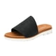thumbnail image 3 of Zapatillas Sandalias planas para mujeres sin deslizamiento para viajar al aire libre (40) Negro, 3 of 8