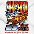 thumbnail image 2 of Chicago Street Racing is Live Racecar Hoodie Hooded Sweatshirt Men Brisco Brands S, 2 of 6