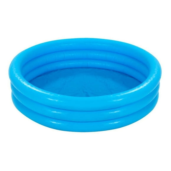 Alberca Inflable Circular Crystal Azul De Niño Hogar Intex azul Grande Intex 58446