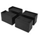 thumbnail image 5 of unbranded 4Ud Bloques Elevadores Ajustables Para Patas De Sillas Y Camas En Color Negro, 5 of 7