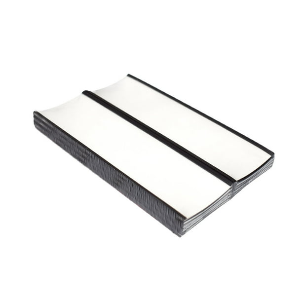 Seitruly Estante conveniente con cartón blanco reutilizable autoadhesivo ligero 76x25mm 30 piezas/juego cartulina tipo 4