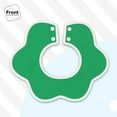 thumbnail image 3 of Bingfone Forestgreen Soft Bibs For Baby Boy Girl 360 Rotate Petal Absorbent Bibs Washable For Drooling Teething, 3 of 9