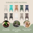 thumbnail image 5 of WestinTrends Malibu Outdoor Patio Dining Chair, Weathered Wood, 5 of 15