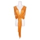thumbnail image 3 of Chales y envolturas para mujeres Inspire Chic para vestidos de noche, brillante, chispeante y elegante con hebilla 74.8x17.7" (LxA) Naranja (Dorado), 3 of 6