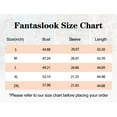 thumbnail image 7 of Fantaslook Flannel Shirts for Women Button Up Plaid Shirt Long Pocketed Shacket Jacket Coat, 7 of 7