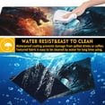 thumbnail image 4 of Desk Pad,Japanesev Anime Fire Ice Dragons Mouse Pad,31.5"X15.7" Extended Gaming Mouse Pad Mat with Stitched Edge Non-Slip Base Big Mouse Pad for Office Keyboard Laptop, 4 of 6