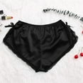 thumbnail image 3 of ALLLIST Shorts Womens Pajamas Black Silk Bottoms Solid Soft Home Clothes Women Loungewear, 3 of 7