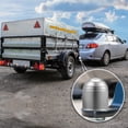 thumbnail image 2 of Unique Bargains 2pcs Universal Trailer Hitch Ball Cover Waterproof Dustproof 50mm ID Silver Tone for Car Trailer RV Boat, 2 of 6
