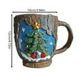 thumbnail image 2 of Novelty Christmas Themed Mugs Collection, 3D Ceramic Coffee Cups, Hot Cocoa and Tea, Dishwasher and Microwave Safe, Unique Gift(Red), 2 of 5