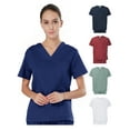 thumbnail image 1 of Unisex Clinic Nurse Doctor Scrubs Top Workwear Professionals Healthcare Medical Uniform XS-3XL, 1 of 5