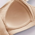 thumbnail image 4 of Viikei Daily Use Women's Bra with Comfortable Fit,Women's Solid Color Maternity Sleeping Underwear No Underwear Women Daily Bra Beige XL, 4 of 9