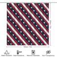 thumbnail image 2 of American Flag Stars Stripes Patriotic 4 Piece Decor Shower Curtains Sets with Non-Slip Rugs Toilet Lid Cover And Bath Mat Memorial Day Waterproof Shower Curtain for Bathroom Decor Set, 2 of 8
