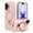 Pink, variant on For IPhone 17 Case (Compatible With MagSafe) With Invisible Magnetic O-Ring Stand Military-Grade Shockproof Phone Case,White,For iPhone 17