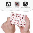 thumbnail image 4 of Fotbe Red Lips Print Duplex Receptacle Wall Plate, 1-Gang 5.0" x3.0" Wall Outlet Covers, Dual Outlet Faceplates Covers, Color-matched Screws Included-Style T, 4 of 6