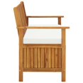 thumbnail image 3 of vidaXL Garden Storage Bench Solid Acacia Wood 120x63x84 cm, 3 of 5