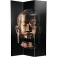 thumbnail image 3 of Oriental Furniture 6 ft. Tall Double Sided Buddha Canvas Room Divider - 3 Panel, 3 of 3