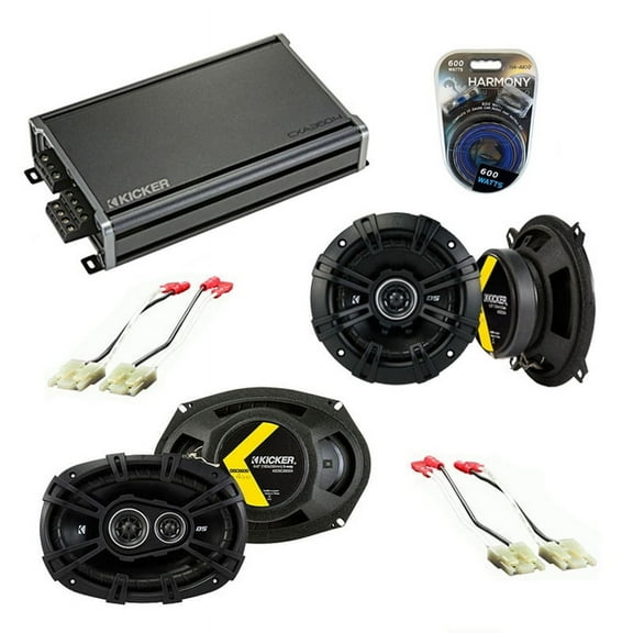 Fit Cadillac Brougham 1987-1992 Speaker Upgrade Kicker DSC5 DSC693 & CXA360.4