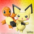 thumbnail image 2 of Set de juguetes de construcción Mega Pokémon Pichu & Charmander con 40 piezas, 2 of 3