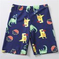 thumbnail image 4 of MEZZALL Toddler Swimsuit Vacation Hawaii Beachwear Boy 3PCS Boys Swim Set Short Sleeve Boys Swim Shirt Boy Swim Trunks Swimwear Rash Guard Bathing Suits, Blue, 5-6 Years, 4 of 9