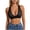 White, variant on Front Closure Bra Womens No Underwire Unlined Plunge Bra Triangle Bralettes Soft Wireless Bra