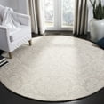 thumbnail image 2 of SAFAVIEH Blossom Travis Geometric Wool Area Rug, Silver/Ivory, 9' x 12', 2 of 10