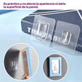 thumbnail image 3 of 10 Pares Ganchos Dobles Adhesivo De Pared Para Baño Oficina, 3 of 8