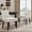 Beige, variant on COLAMY Modern Dining Chairs Set of 2, Upholstered Corduroy Accent Side Leisure Chairs with Mid Back and Wood Legs for Living Room/Dining Room-Beige