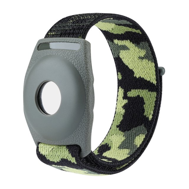 CSChome Étui de Protection pour Tout-Petit Bracelet Respirant Résistant à l'Usure Réglable en Nylon Support GPS Étui de Protection AirTag