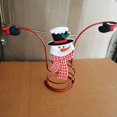 thumbnail image 3 of Festive Holiday Bottle and Glass Display Holder Elegant Wooden Storage Rack for Kitchen Countertop Bar, 3 of 5