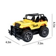 thumbnail image 3 of ABPWLY Toys 18m Remote Control Off-Road RC Car Toy with LED Lights for Kids and Adults 1:24 Scale Vehicle for Indoor Outdoor Play Ages 3+ Game, 3 of 6