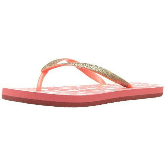 Reef Girls' Little Stargazer Prints Sandal, Coral Beach, 5/6 M US Toddler
