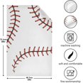 thumbnail image 5 of Baseball Lines Dish Towels Set of 6, Cartoon Sport Washable Tea Towels Dishcloths Lint-Free 18x28 Inch Fast Drying for Kitchen Restaurant Bar Clean, 5 of 7