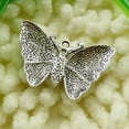 thumbnail image 3 of K-KED 75 Pcs Tibetan Silver Butterfly Charms Pendant 31X20MM S1667 DIY Delicate Jewelry Making, 3 of 4