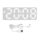 thumbnail image 2 of Reloj Despertador Electrónico ANGGREK con 3 Pantallas LED Blancas, 2 of 8