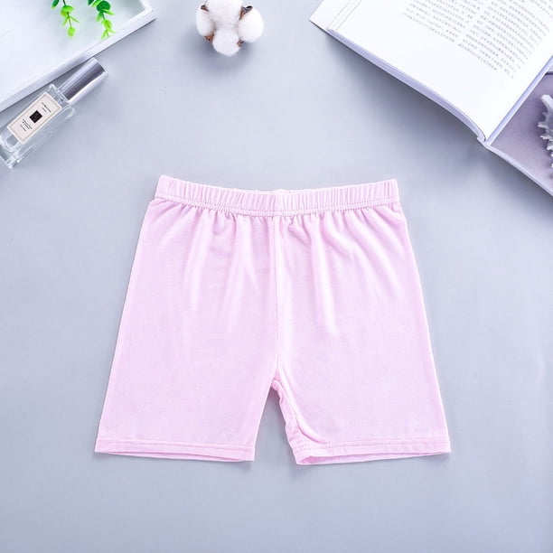 Pantalones de seguridad para niñas, pantalones cortos anti luz de color caramelo para niños, pantalones de seguridad para niñas, ropa interior de boxeo para bebés