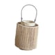 thumbnail image 4 of Farol tejido con asa, portavelas de cuerda de papel, estilo bohemio, rústico, para colgar como accesorio de fotografía (sin vela), 4 of 9