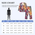 thumbnail image 4 of Honeii Ensemble de Pyjama pour Hommes à Motif de Cheval Mignon Méditant, Ensemble de Détente 2 Pcs pour Hommes avec Chandail de Nuit à Manches Longues et Bas de Pyjama, Ensembles de Pyjamas pour Hommes - XX-Grand, 4 of 7