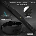 thumbnail image 5 of RDX Weight Lifting Belt for Fitness Gym Belts for Powerlifting, Deadlifting Adjustable Leather Belt with 4” Padded Lumbar Back Support Great for Bodybuilding, 5 of 8