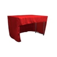 thumbnail image 1 of LA Linen TCpop-OB-fit-48x30x30-RedP98 Nappe Ajustée en Popeline de Polyester 1.6 lbs, Rouge, 1 of 1