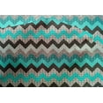 thumbnail image 5 of oneOone Cotton Silk Turquoise Blue Fabric Chevron Dress Material Fabric Print Fabric By The Yard 42 Inch Wide-0E, 5 of 6