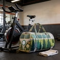 thumbnail image 4 of Hippie Van Quilted Duffle Bag, Boho Travel Weekender Bag with Adjustable Strap, Retro Bus Style for Everyday Travel (18*9*9inch), 4 of 5