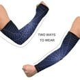 thumbnail image 4 of ALAZA Blue Web UV Sun Protection Arm Sleeves UPF 50+ Compression Cooling Sleeve 1 Pair, 4 of 7