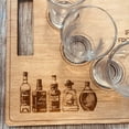 thumbnail image 3 of Iumwxz Wooden Flight Tray Wine Table Board,Gaming Board Designed for People Who Love to Attend A Party,Increase The Interest of The Part Christmas Gifts for Man, 3 of 5