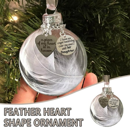 

pgeraug pendants in christmas a 1pc heart - heave of heart is piece ornaments memorial ornament shape my home decor hangs b